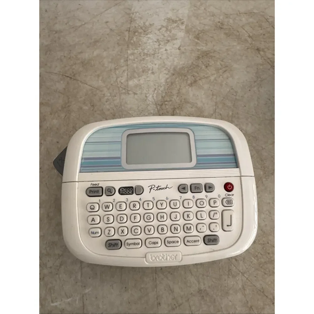 Brother P-Touch Personal Label Maker Electronic Labeling System Model PT-90 Gray